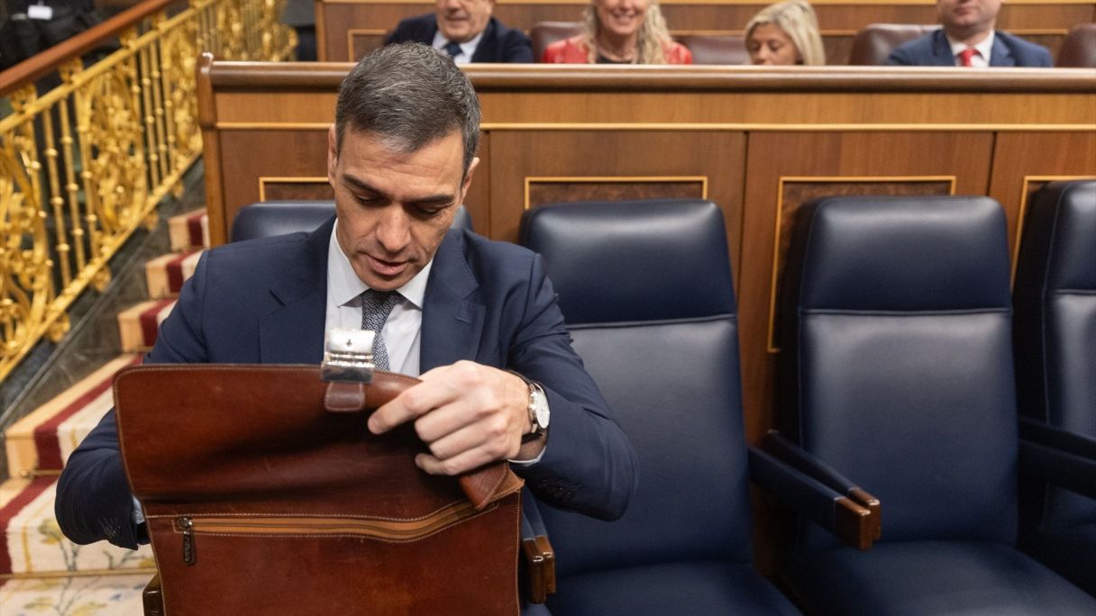 Pedro Sánchez en el congreso de los diputados este febrero | EP