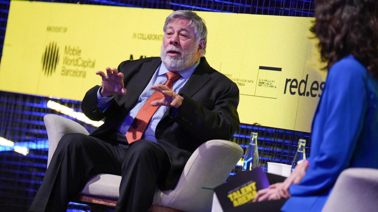 Steve Wozniak ha dado un discurso inspirador en el Talent Arena | Cedida