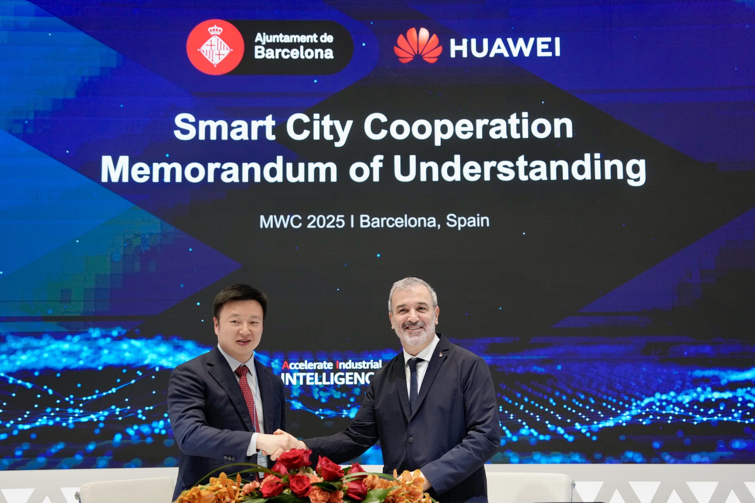  L'Ajuntament de Barcelona i la firma tecnològica xinesa Huawei | ACN