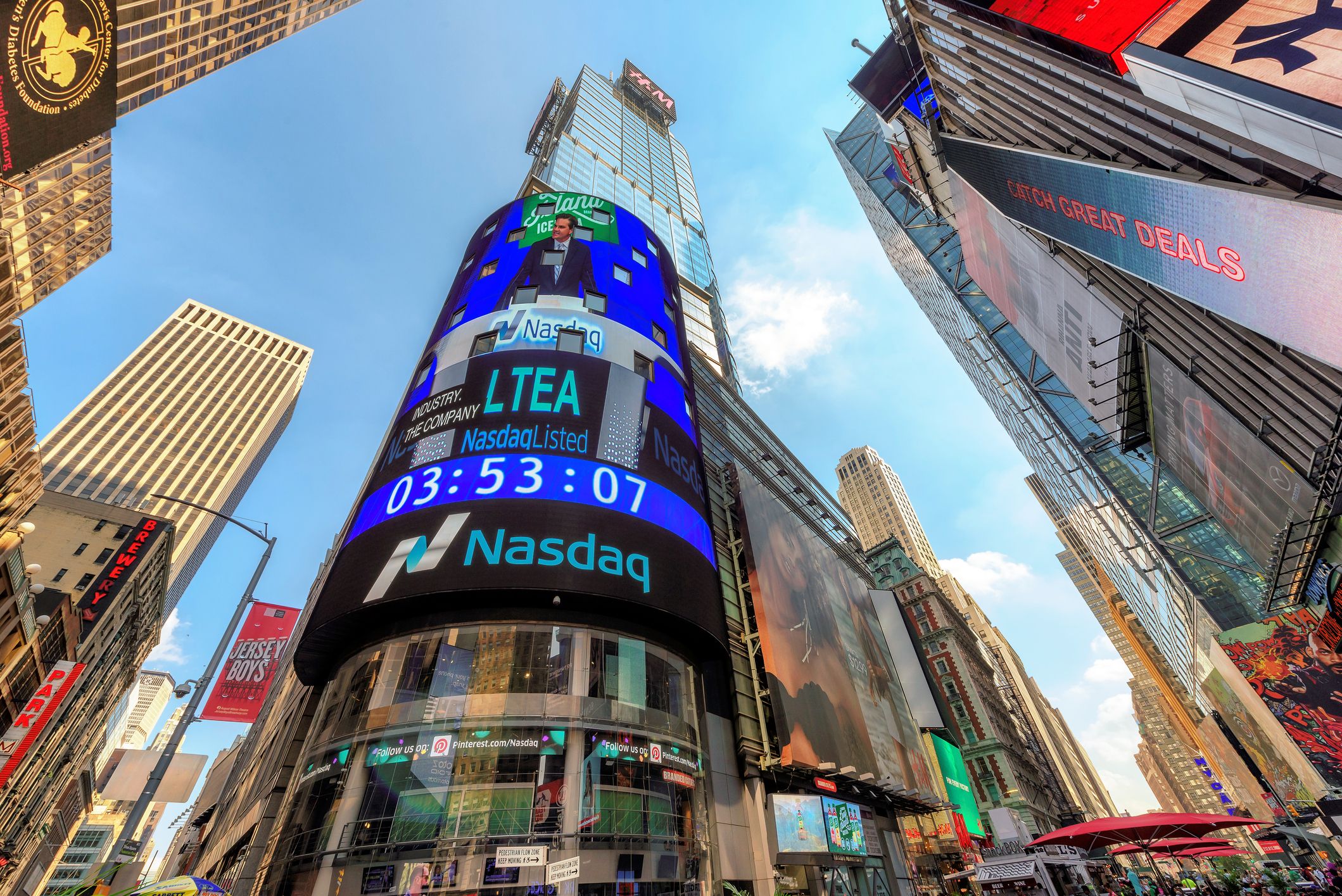 Edifici del Nasdaq a Times Square | iStock