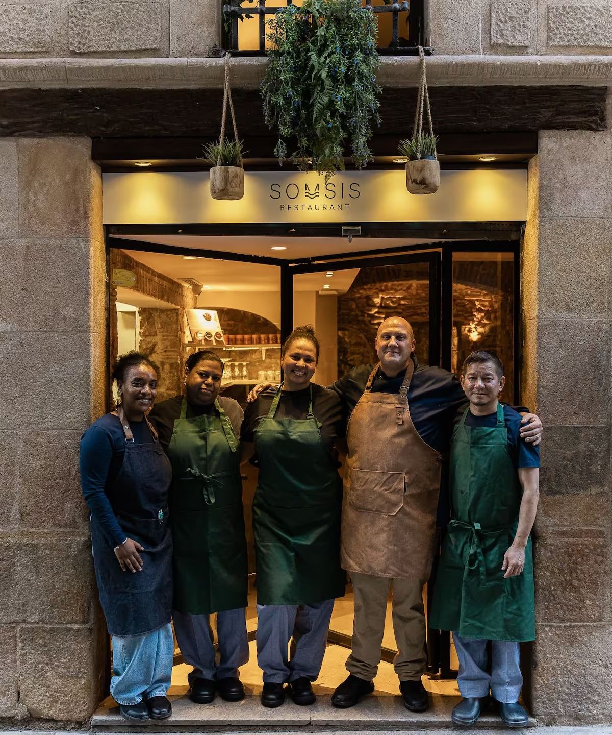 L'equip del Restaurant Somsis de Barcelona | Cedida