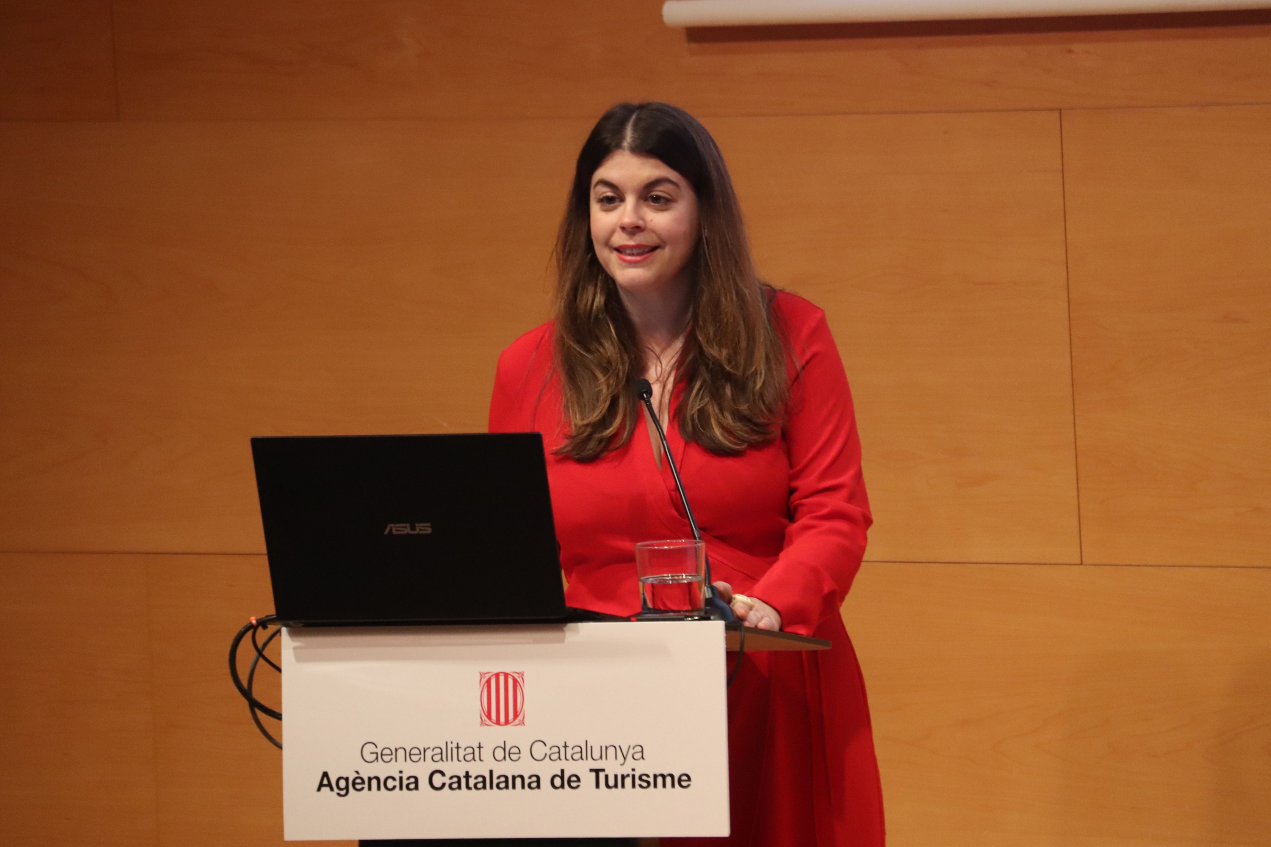 La directora de l'Agència Catalana de Turisme, Arantxa Calvera