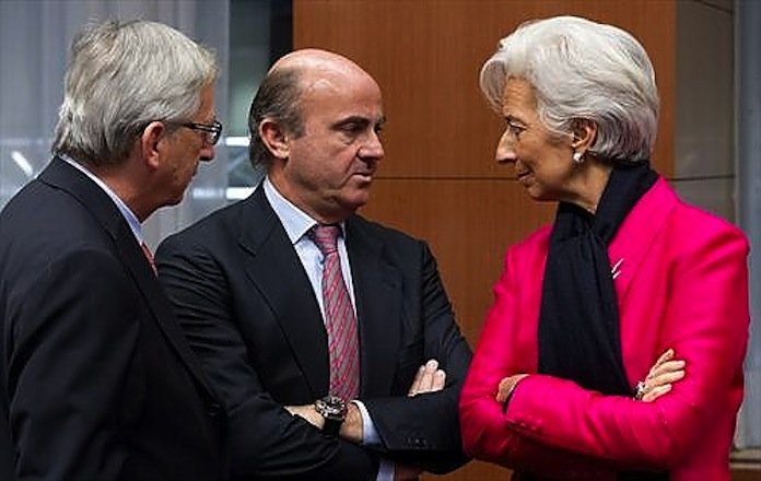 De Guindos y Lagarde, al Consejo Europeo