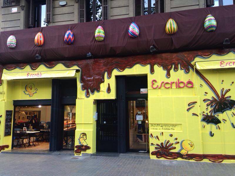 Façana de la pastisseria Escribà a Gran Via