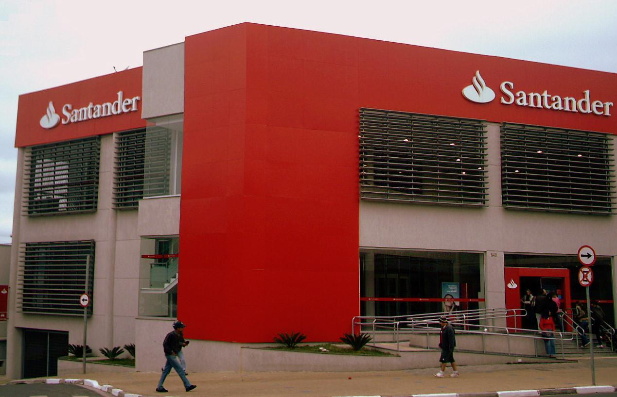 El Banco Santander registra uns beneficis positius 