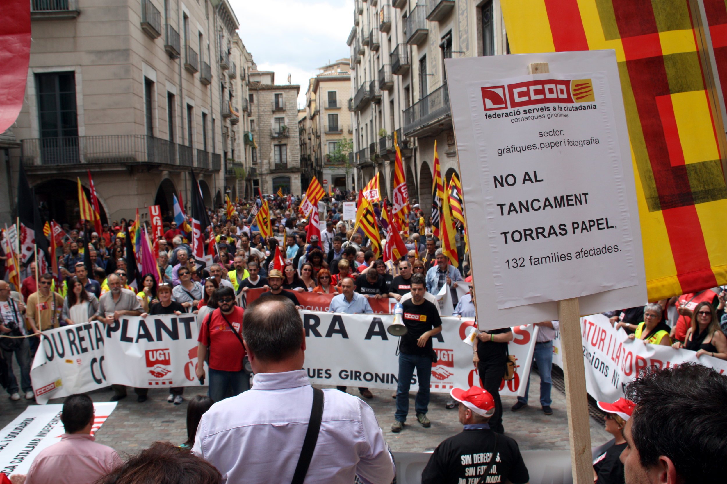 Manifestació a Girona