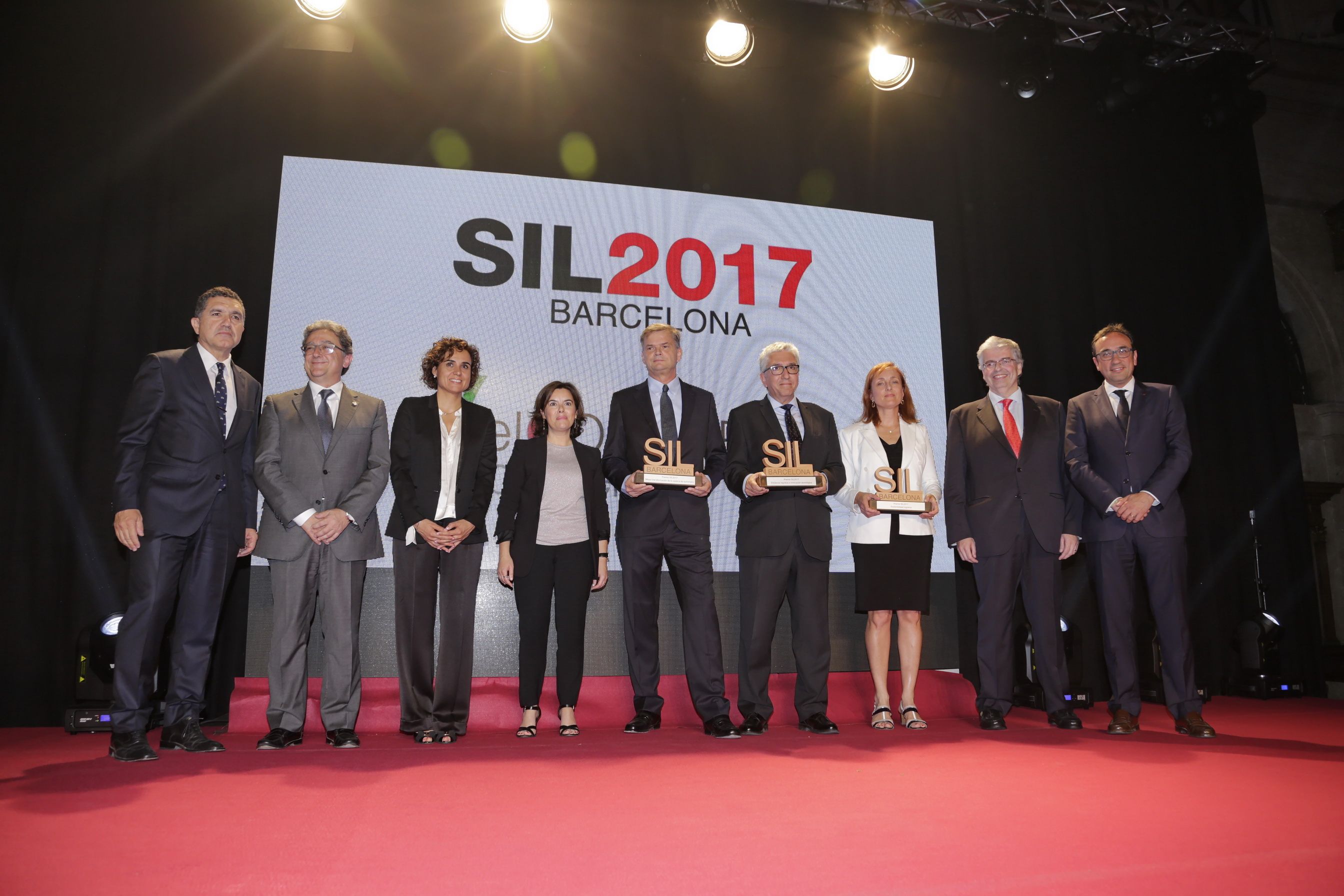 Imatge dels premiats al SIL 2017