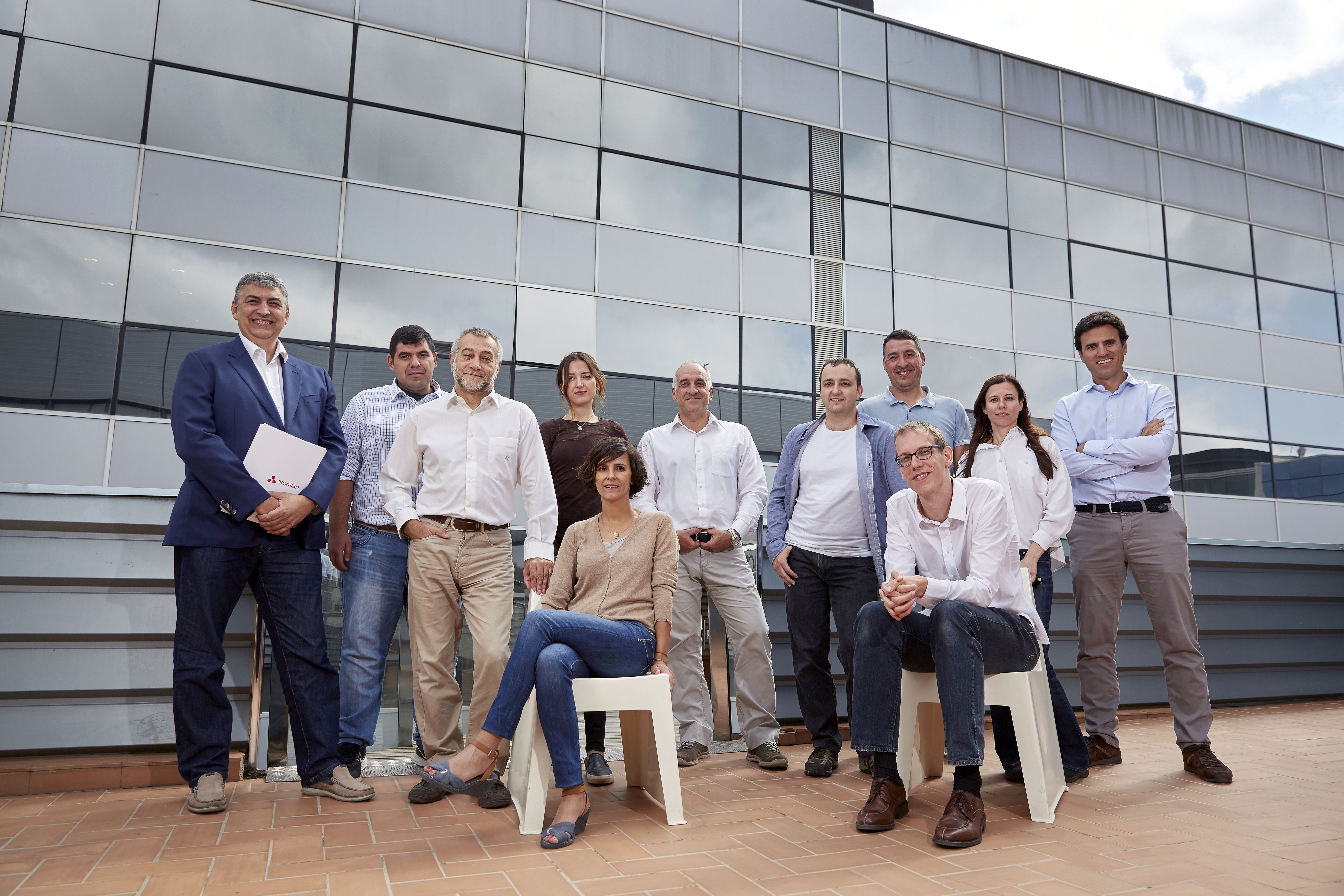 El equipo de la startup Atomian