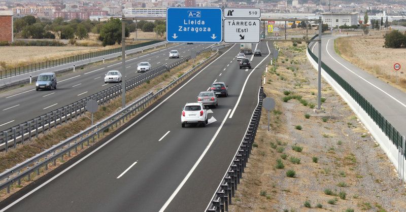 Imatge de l'autovia A-2, que connecta Lleida i Barcelona | ACN