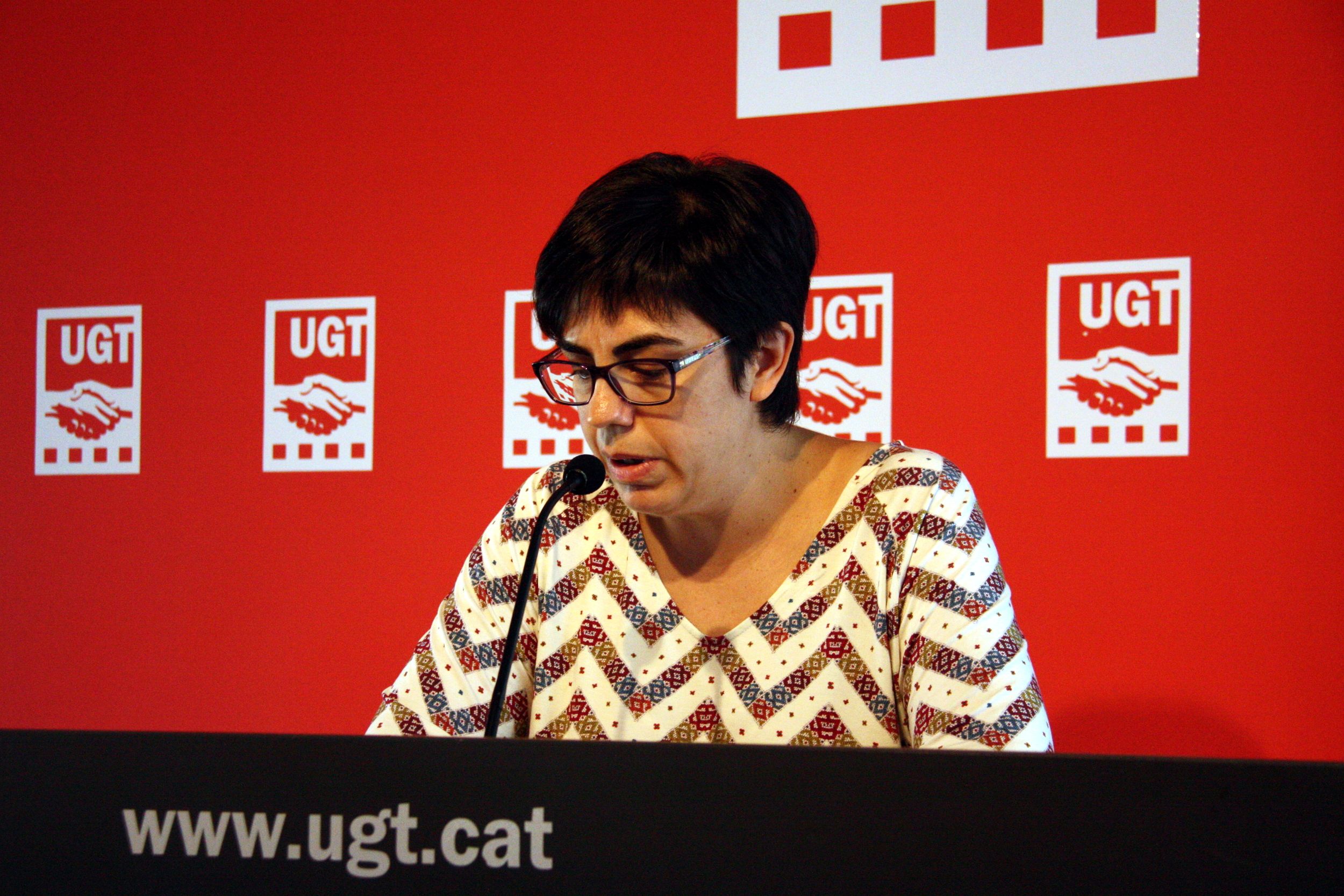 La vicepresidenta general de l'Àrea Externa d'UGT de Catalunya, Laura Pelay