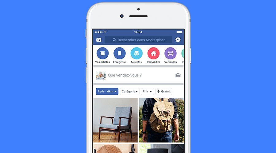 Marketplace és la plataforma de venda d'objectes de Facebook