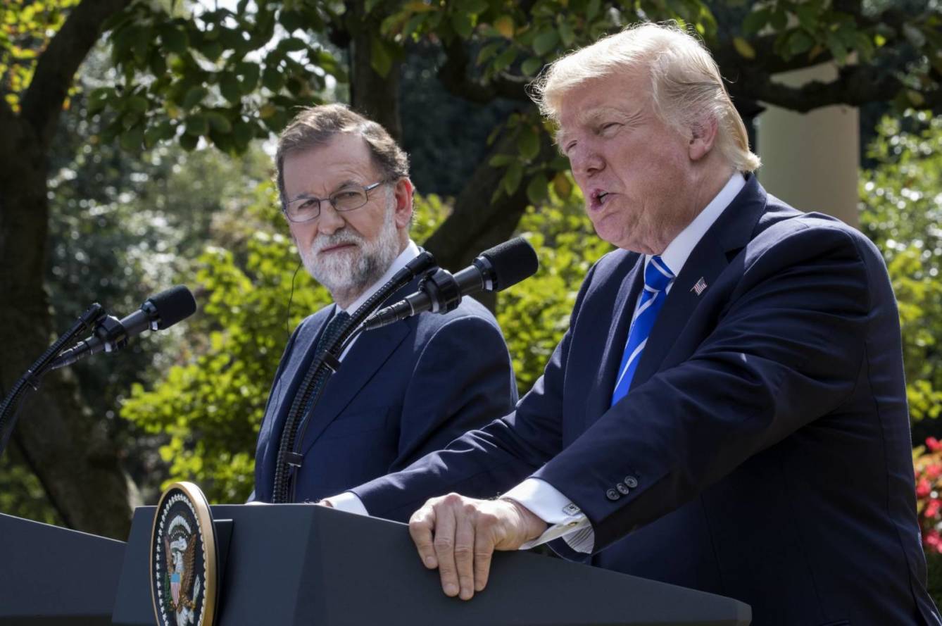 Mariano Rajoy i Doland Trump