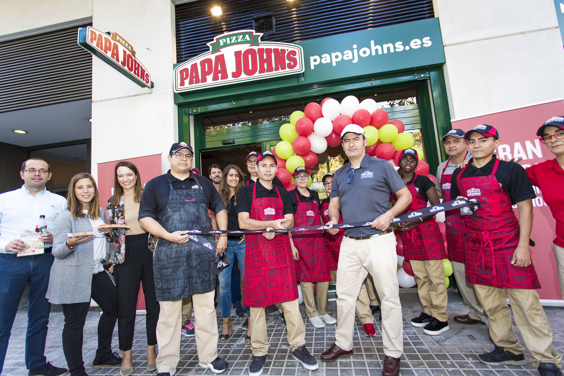 Obertura de l'establiment de Papa John's a l'Avinguda Diagonal 