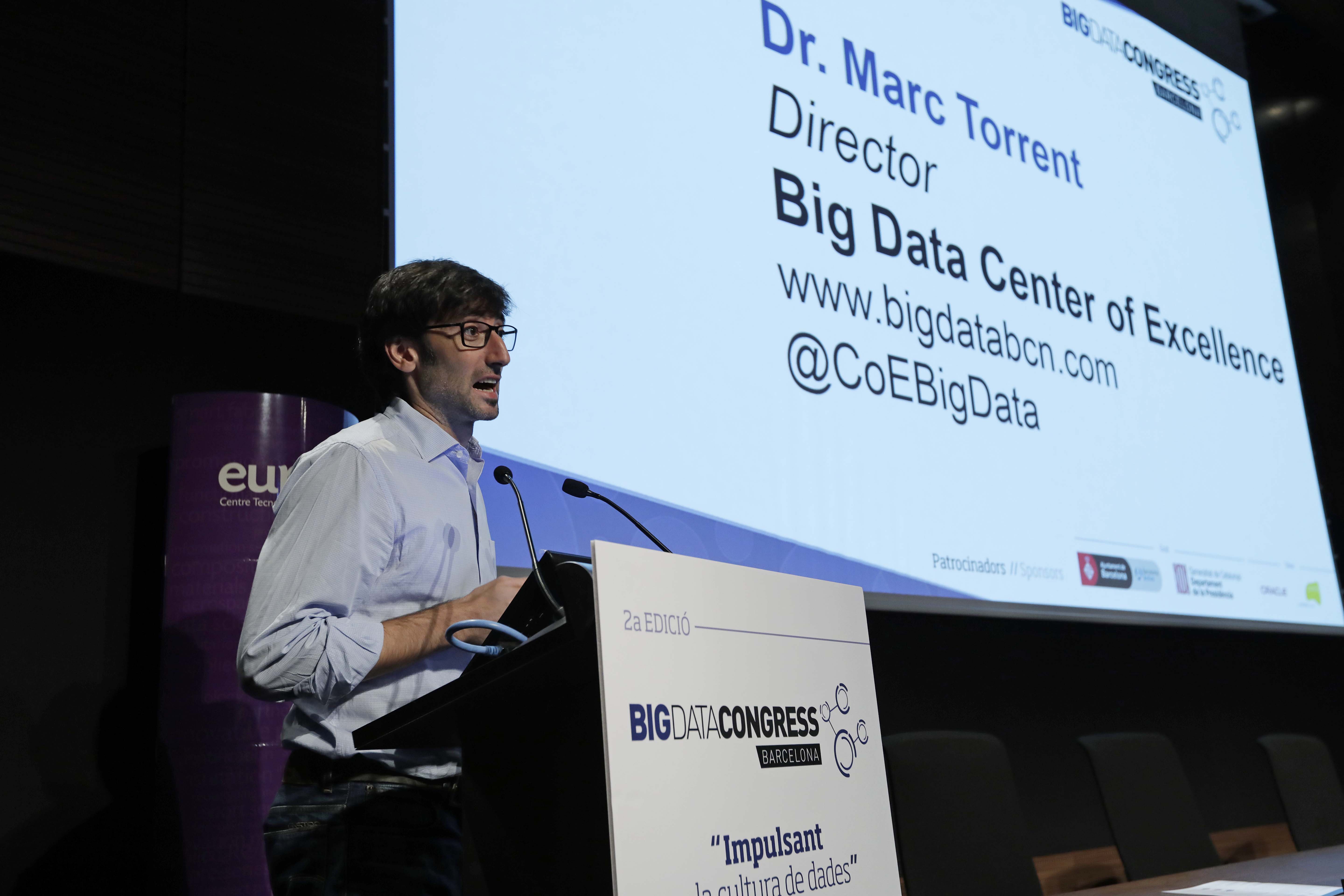 Marc Torrent és el director del Big Data Congress. / Cedida