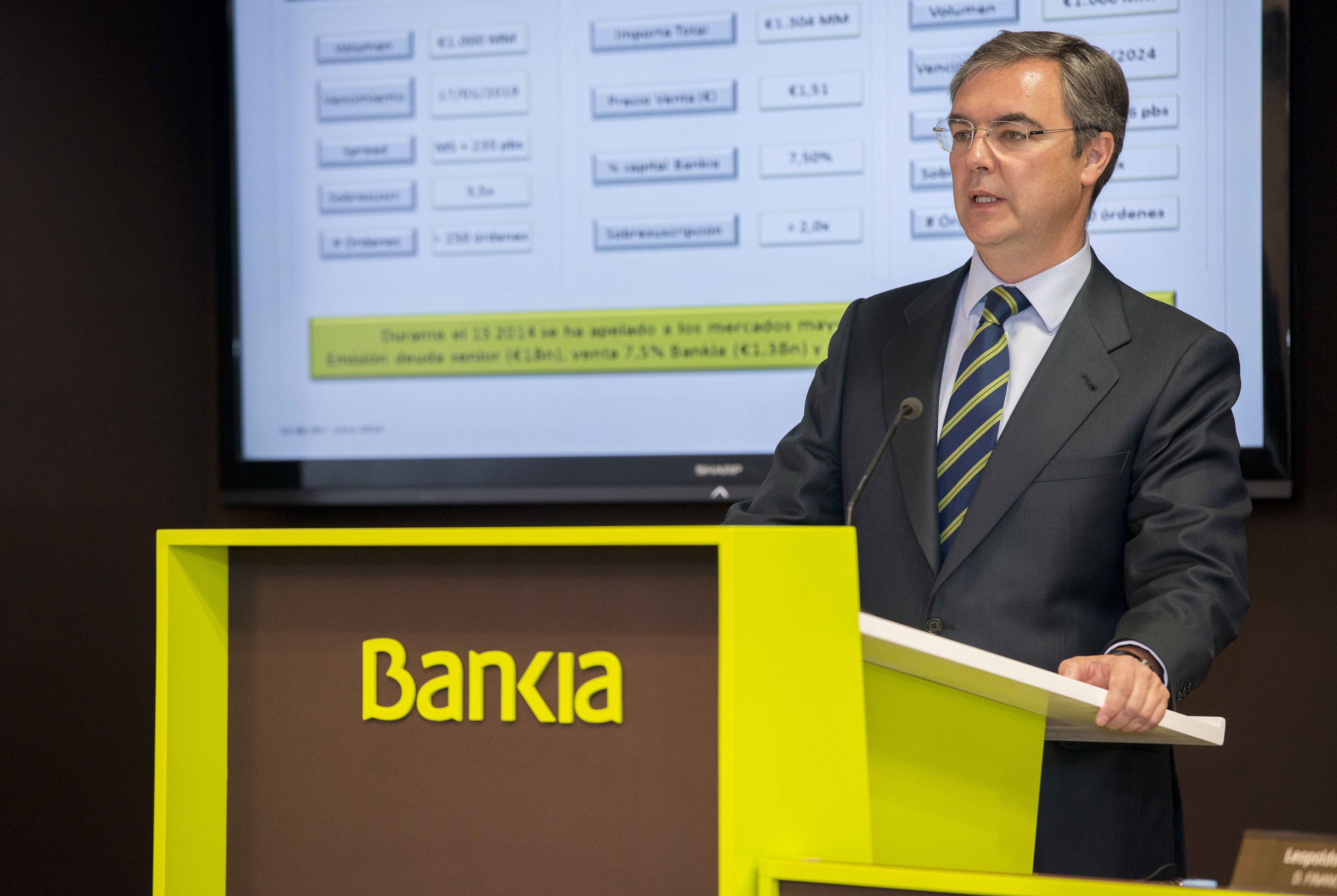 El Conseller delegat de Bankia, José Sevilla