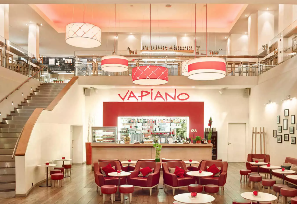 El restaurant Vapiano de Diagonal Mar