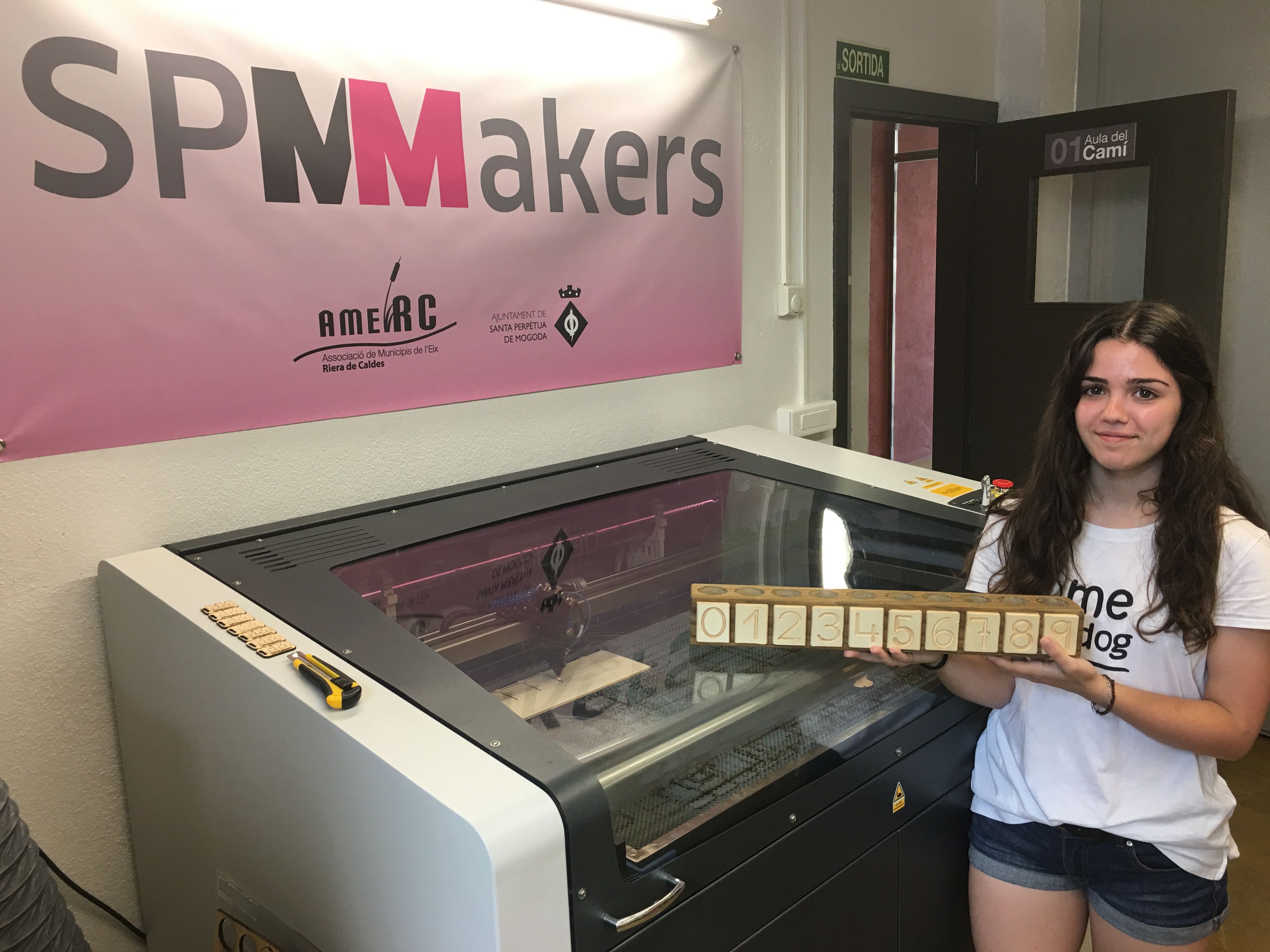 Un dels projectes de fabricació digital dissenyats al SPMakers