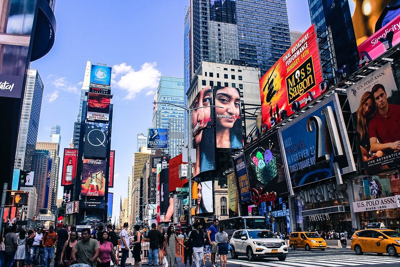 Times Square té 39 milions de visitants per any