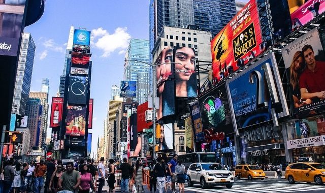 Times Square sees 39 million visitors a year