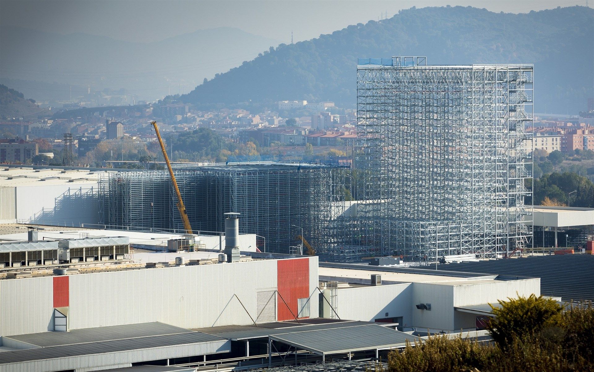 Imatge de les obres del centre de Seat