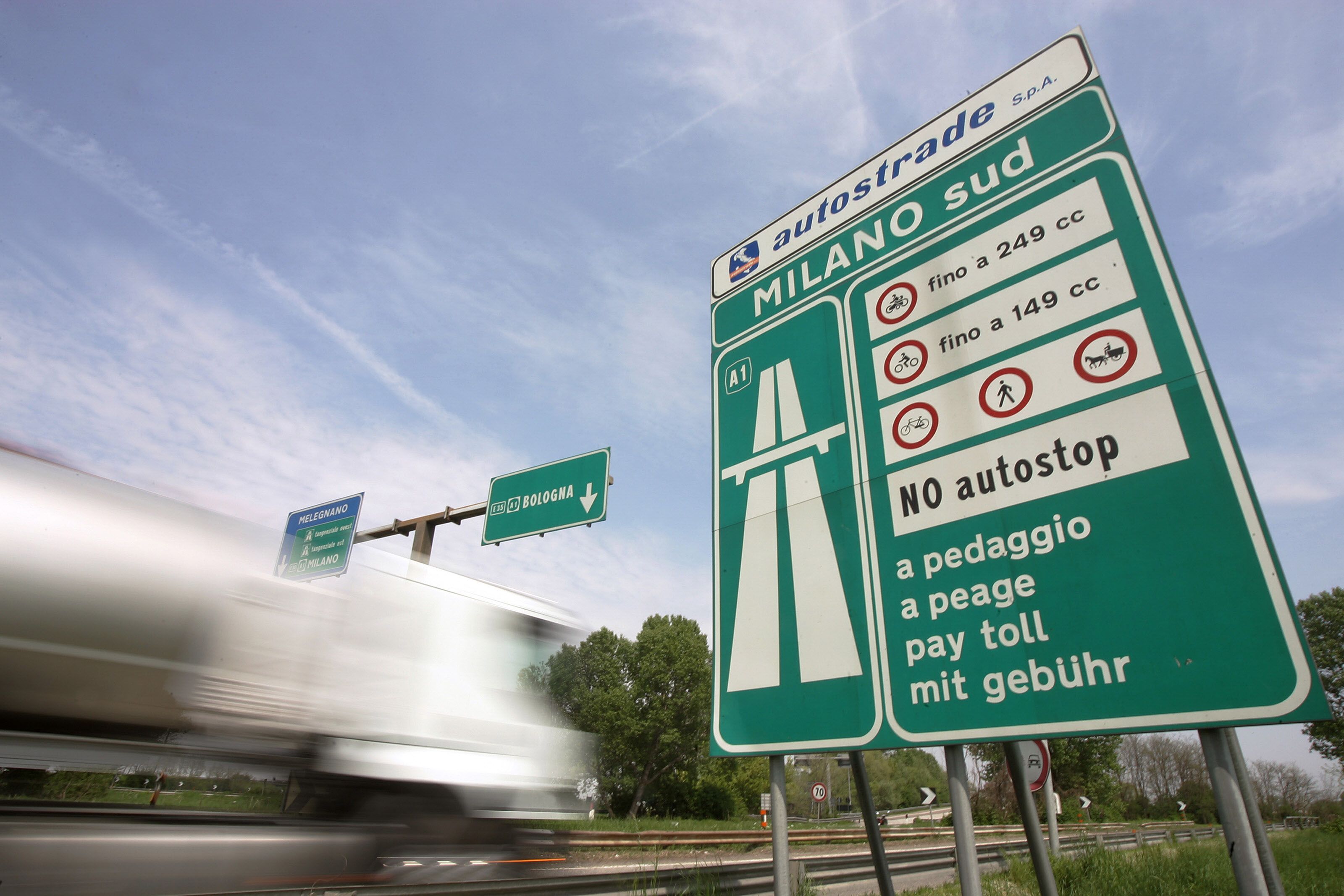 Atlantia compta amb diverses concessions d'autopistes a Itàlia