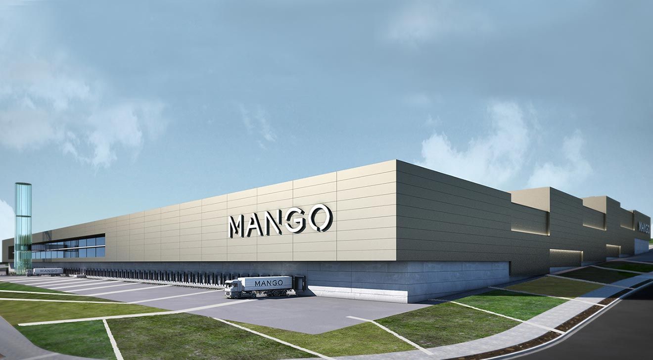 el centre logístic de mango a  Palau solità i Plegamans