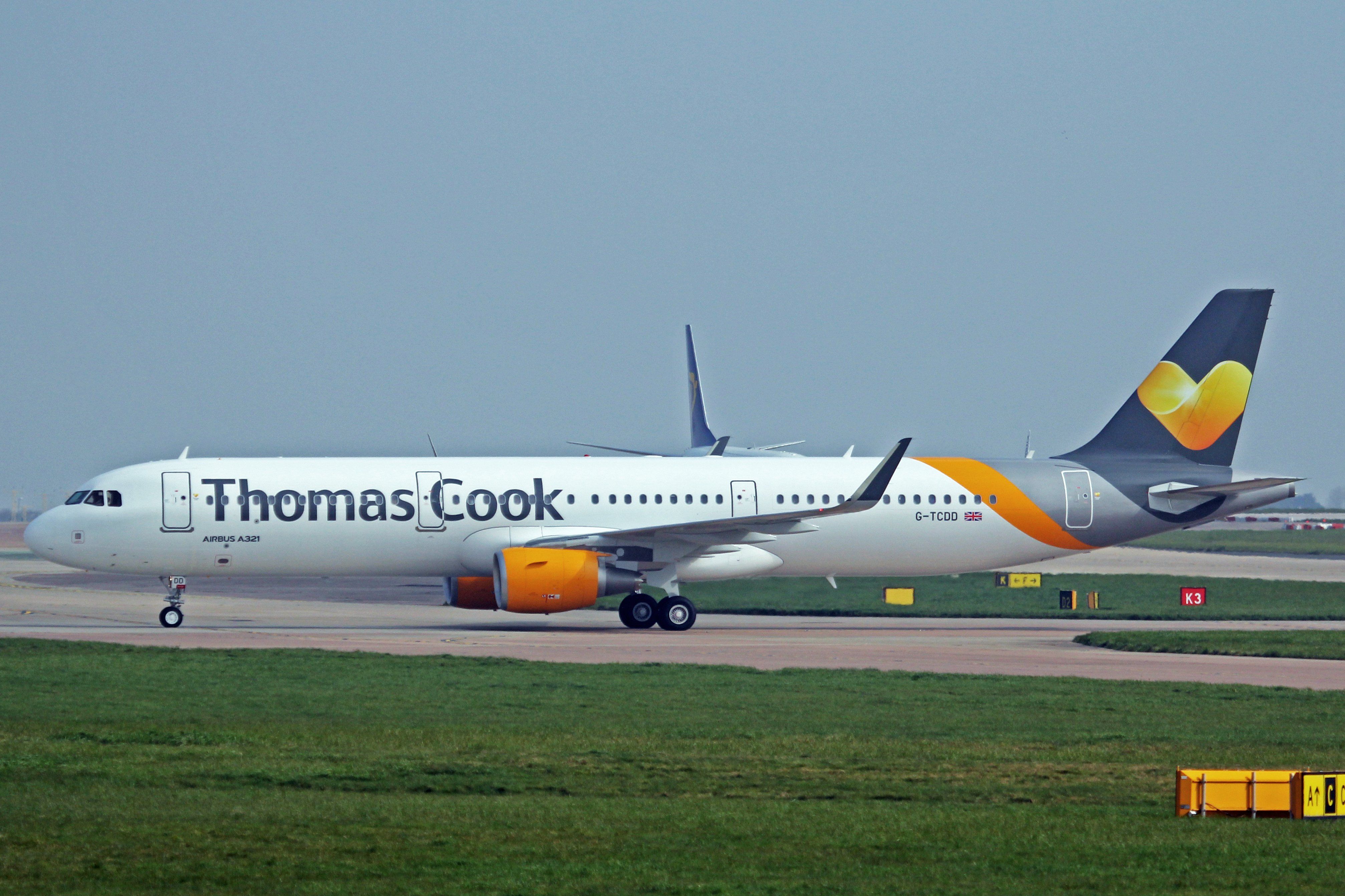 Un dels avions de Thomas Cook