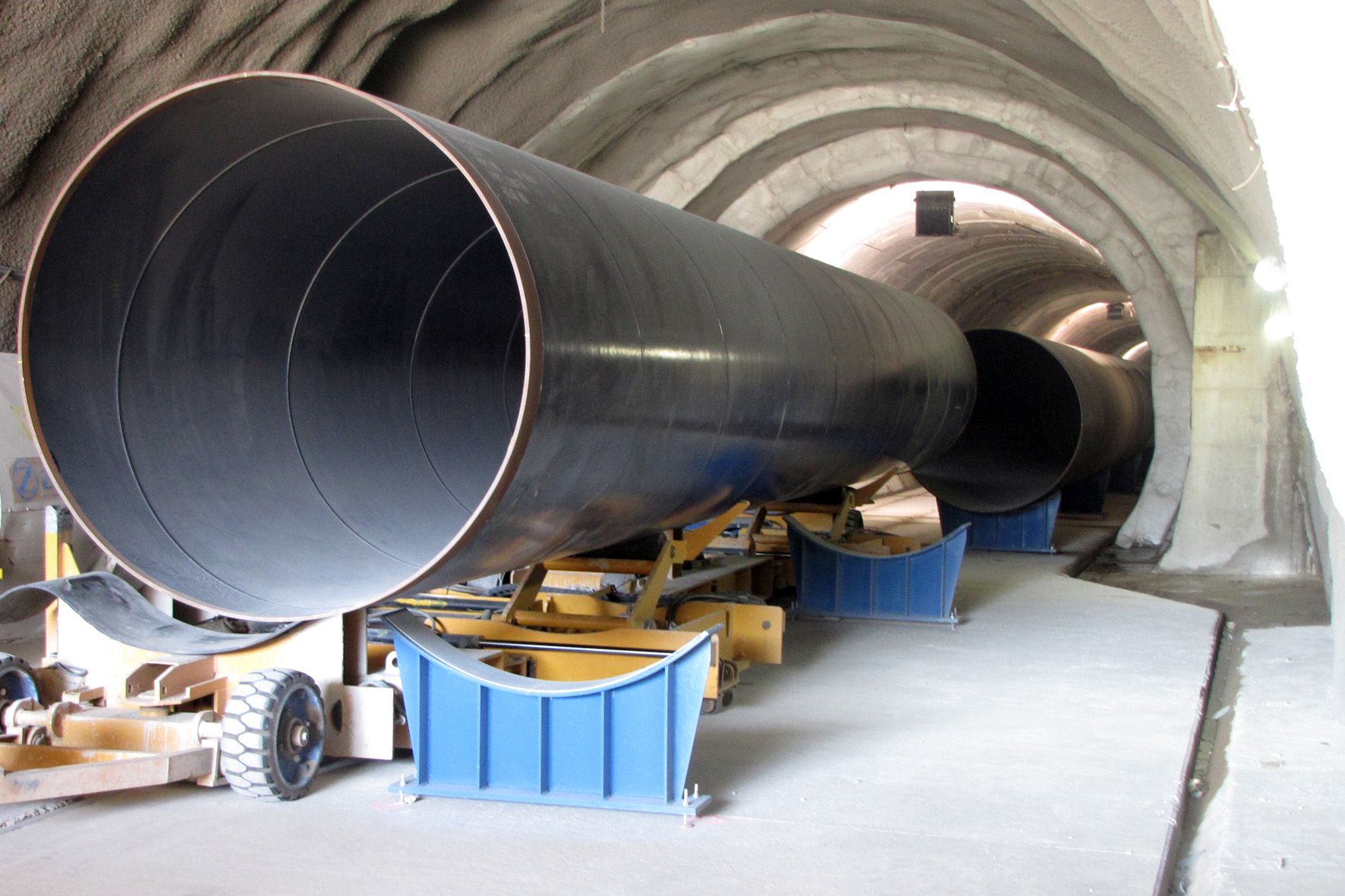 Túnel i canonada de connexió de les xarxes d'aigües del Ter i el Llobregat, a Collserola | ACN