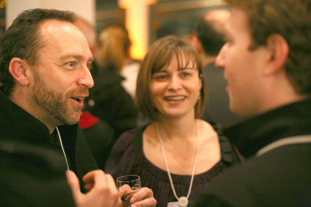 Jimmy Wales (Wikipedia), Kate Roberts (YouthAids) i Mark Zuckerberg (Facebook) | Robert Scoble 