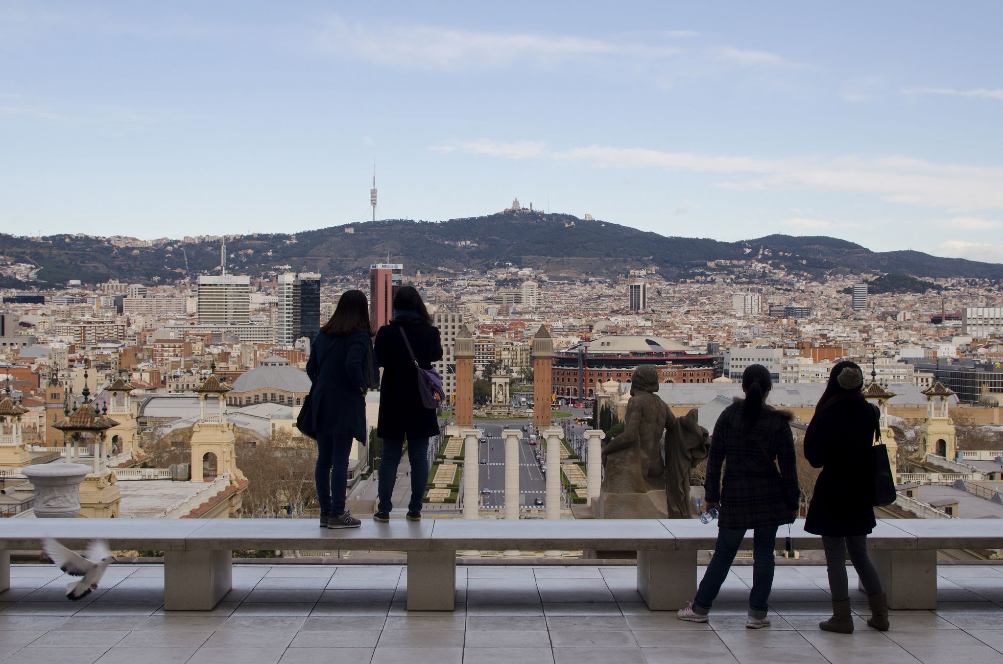 La ciutat de Barcelona vista des del MNAC| Thomas Gartz