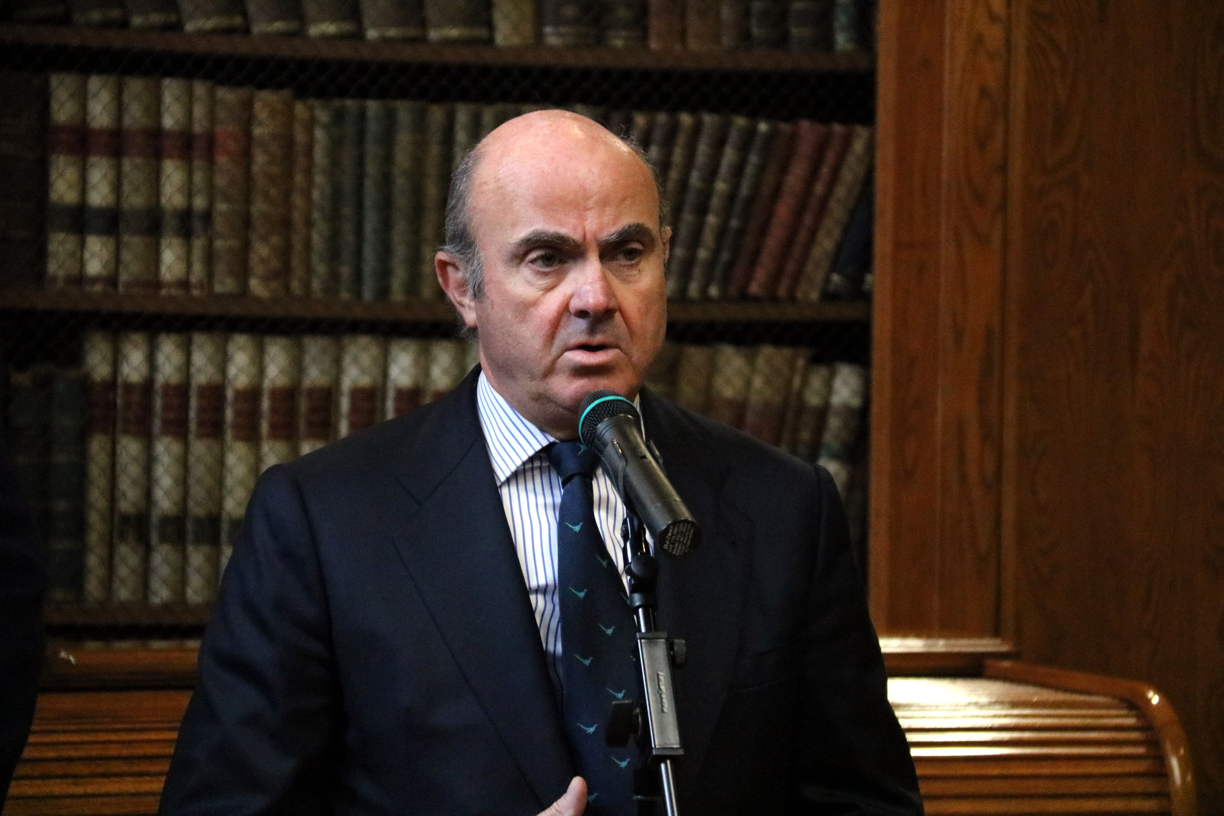 El ministre d'Economia, Luis de Guindos