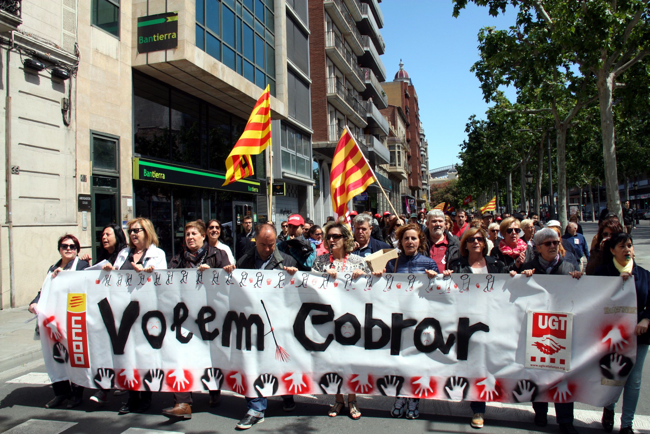 Manifestació de treballadores a Lleida | ACN