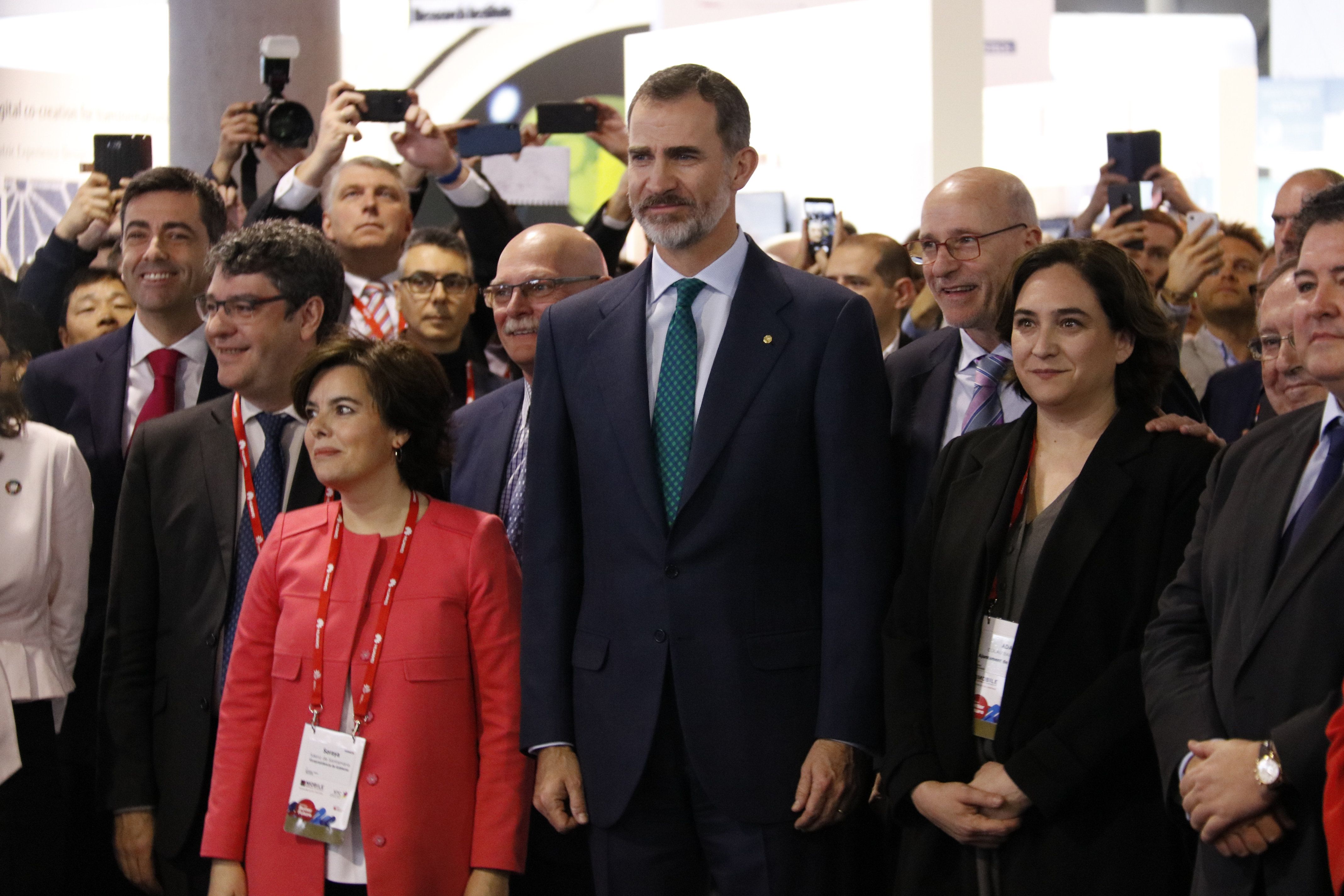 Official reception at the MWC 2018 | A. Feixas (ACN)