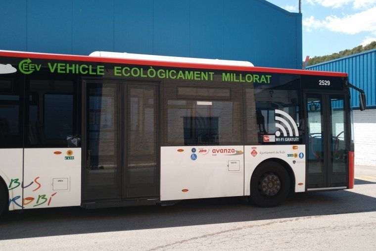 Un autobus de RubíBus | Ajuntament de Rubí