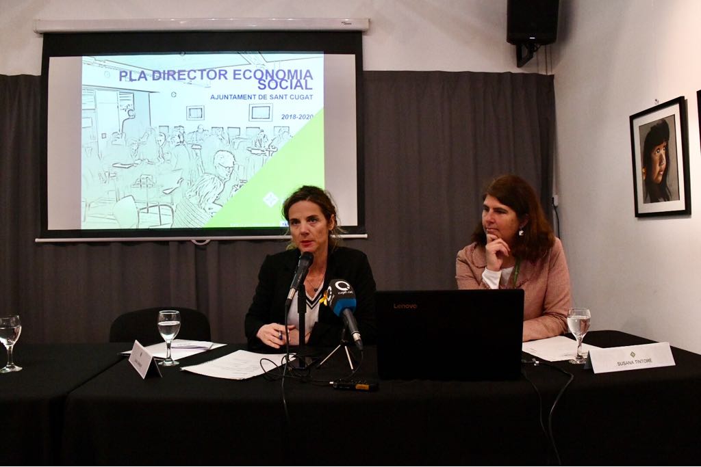 Joana Barbany i Susanna Tintoré durant la presentació | Cedida