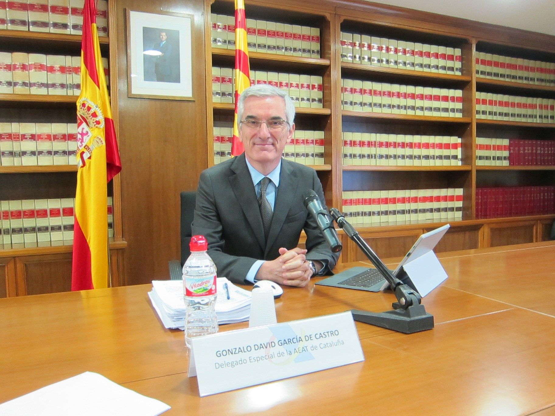 El delegat especial de l'Agència Estatal d'Administració Tributària a Catalunya (AEAT), Gonzalo David García de Castro