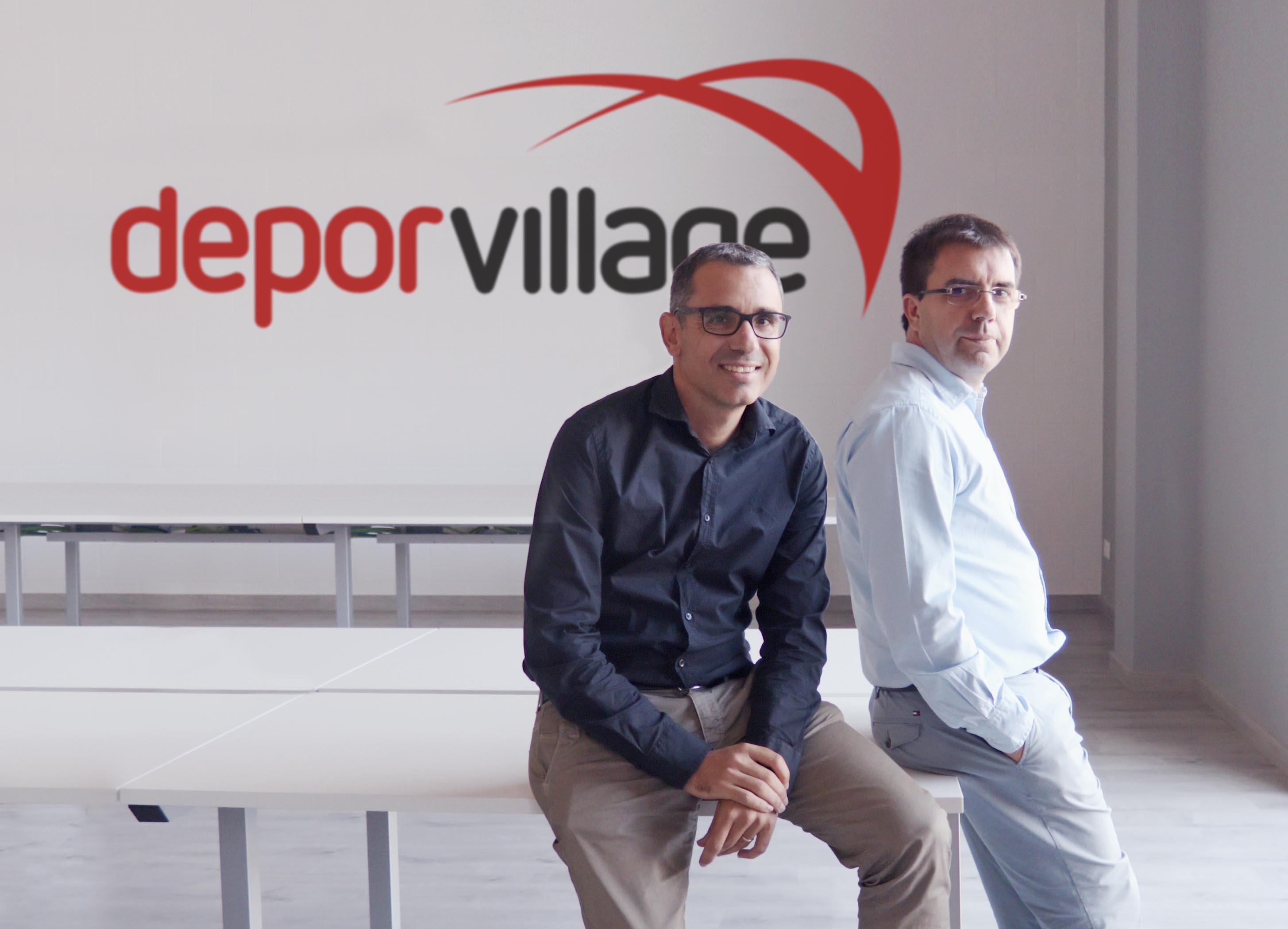 The founders of Deporvillage are Xavier Pladellorens and Angel Corcuera | Cedida