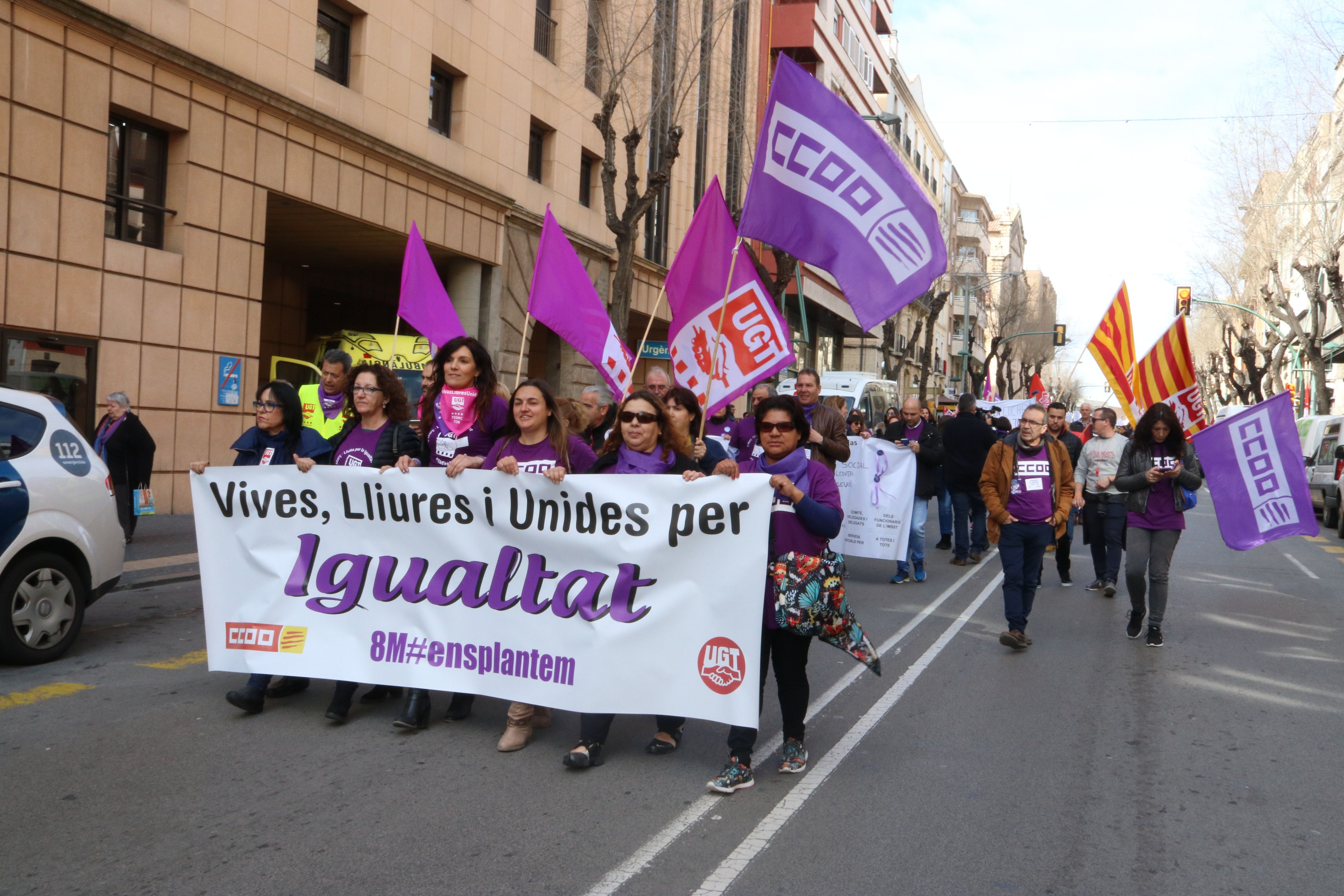 CCOO a la manifestació del 8M | ACN