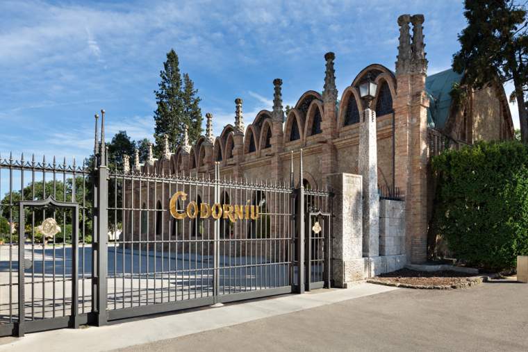 La façana de la seu de Codorniu