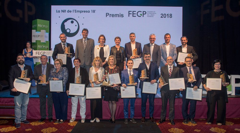 Els guardonats dels Premis FEPG 2018 |