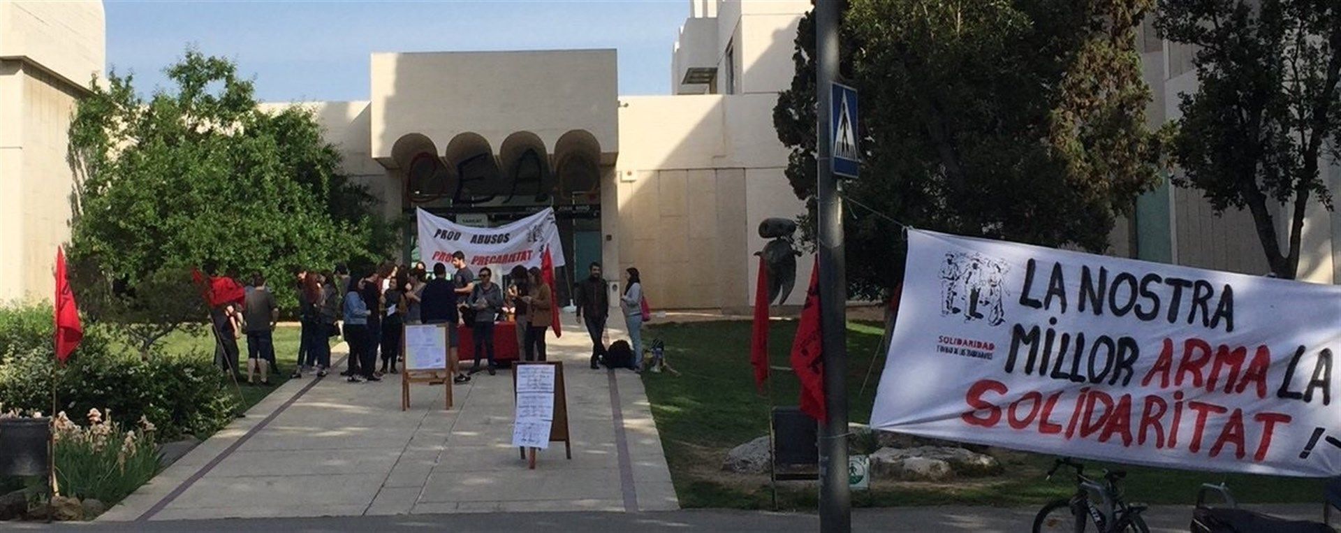 Els treballadors dels museus van a vaga contra la precarietat