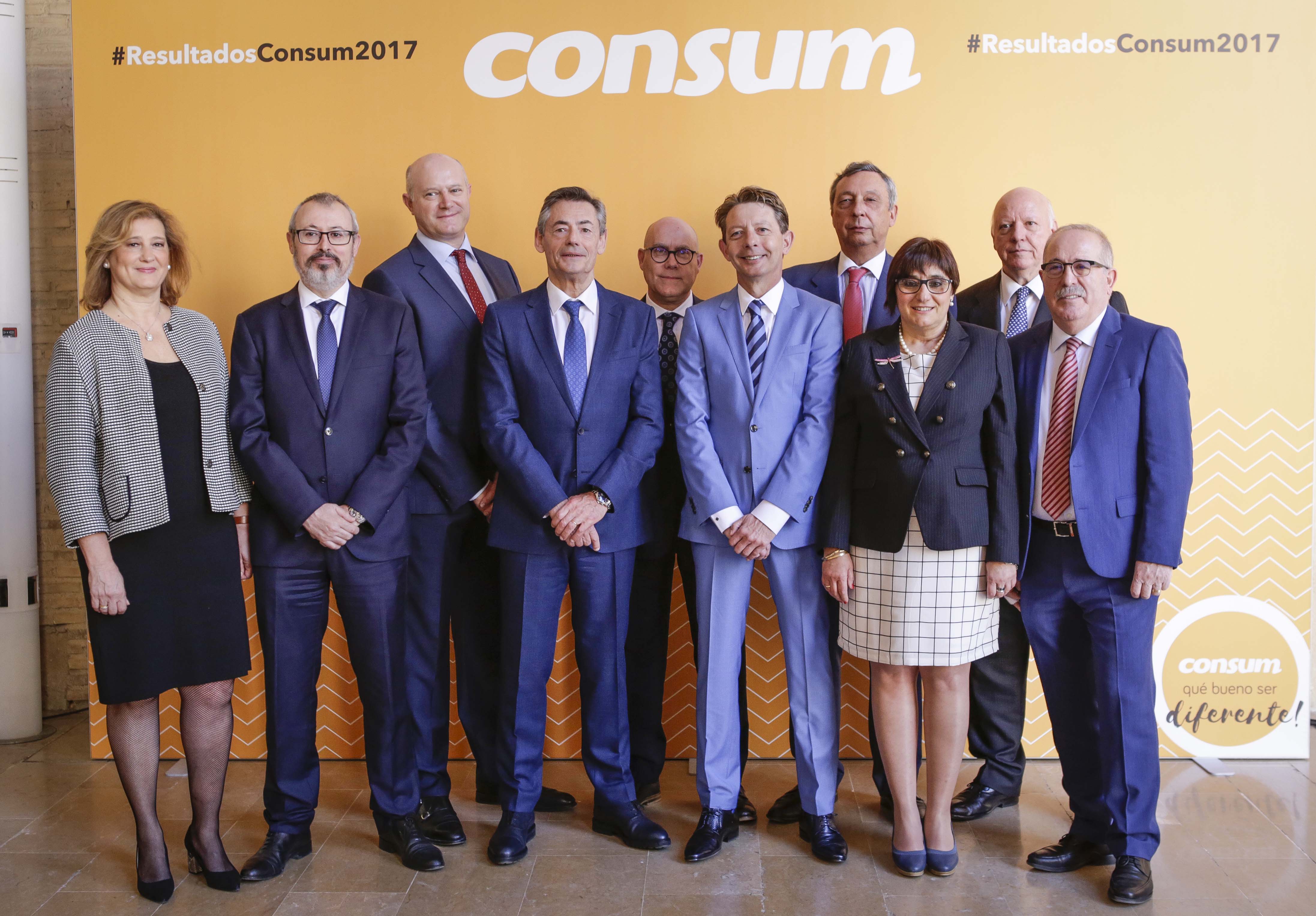 La plana directiva de la cooperativa Consum