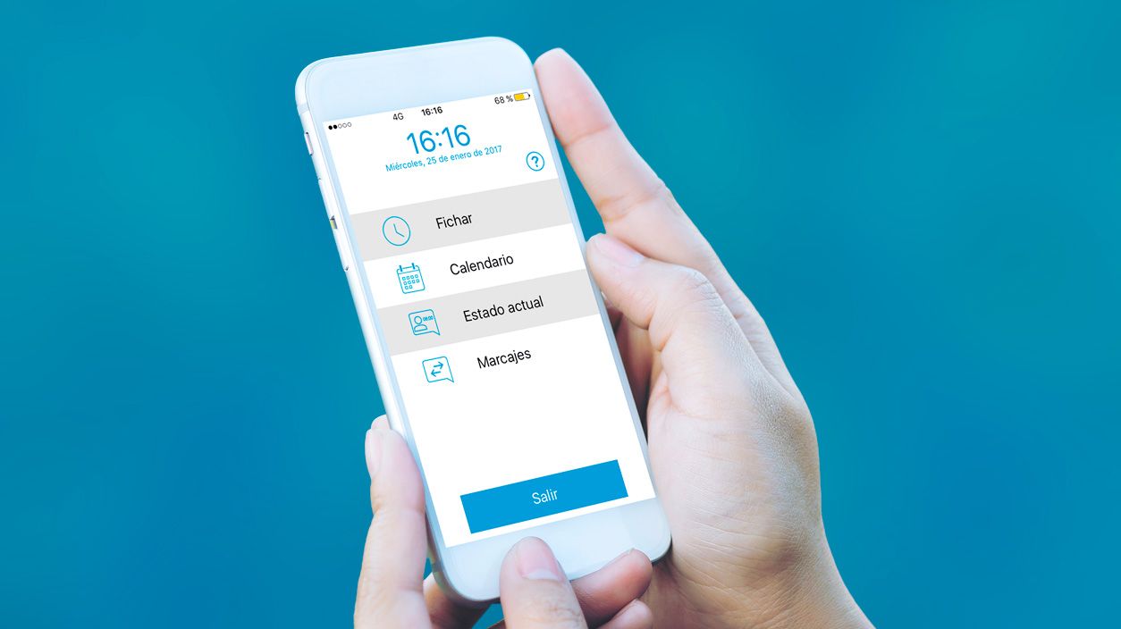 El app para fichar al trabajo desde el móvil | Cedida
