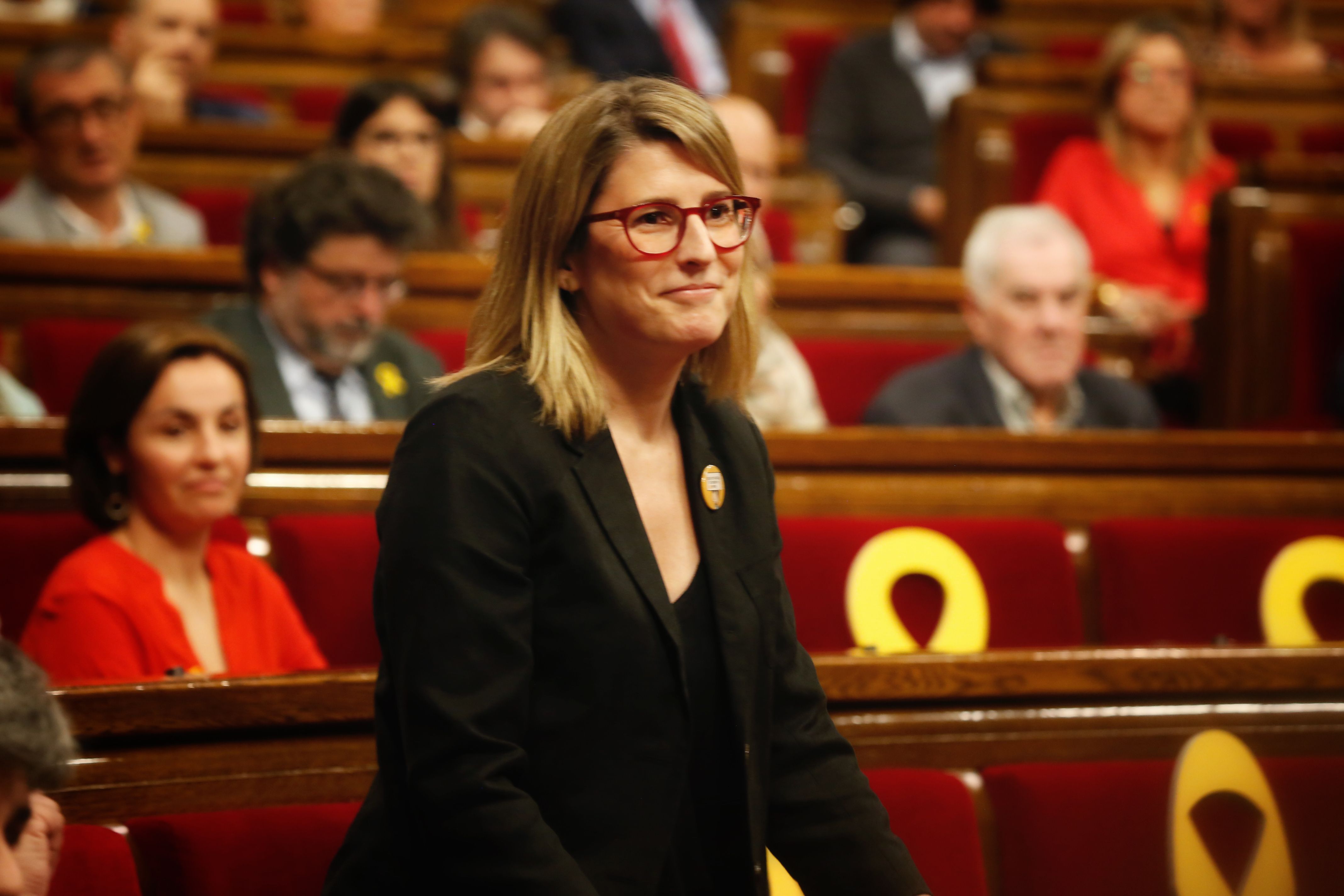 Elsa Artadi, durant una votació en el Parlament català | M. Rovira (ACN)