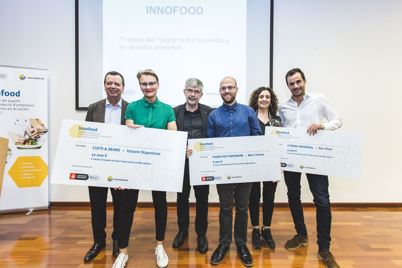 Les tres startups guanyadores de l'Innofood | Cedida