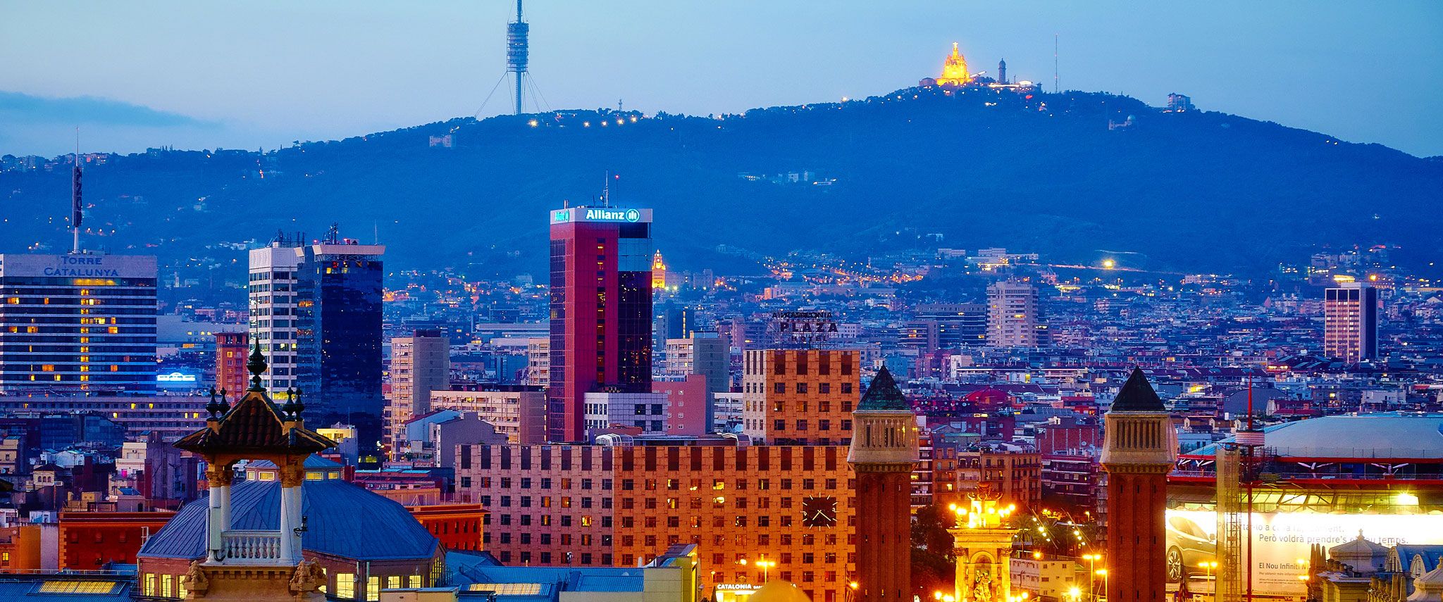 La torre Allianz al carrer de Tarragona de Barcelona