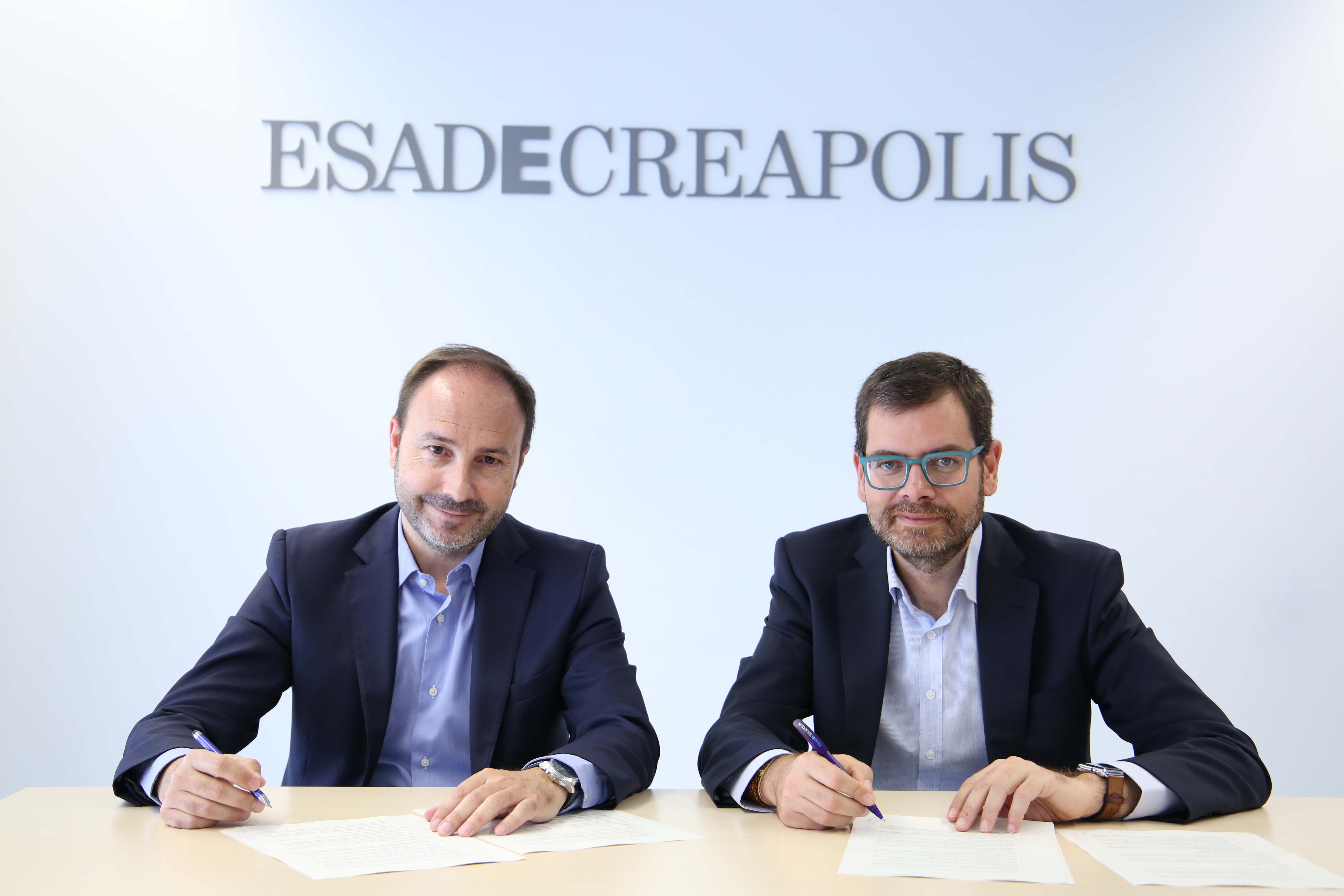 Eduard Farga (Seidor) i Oriol Alcoba (Esadecreapolis). | Cedida