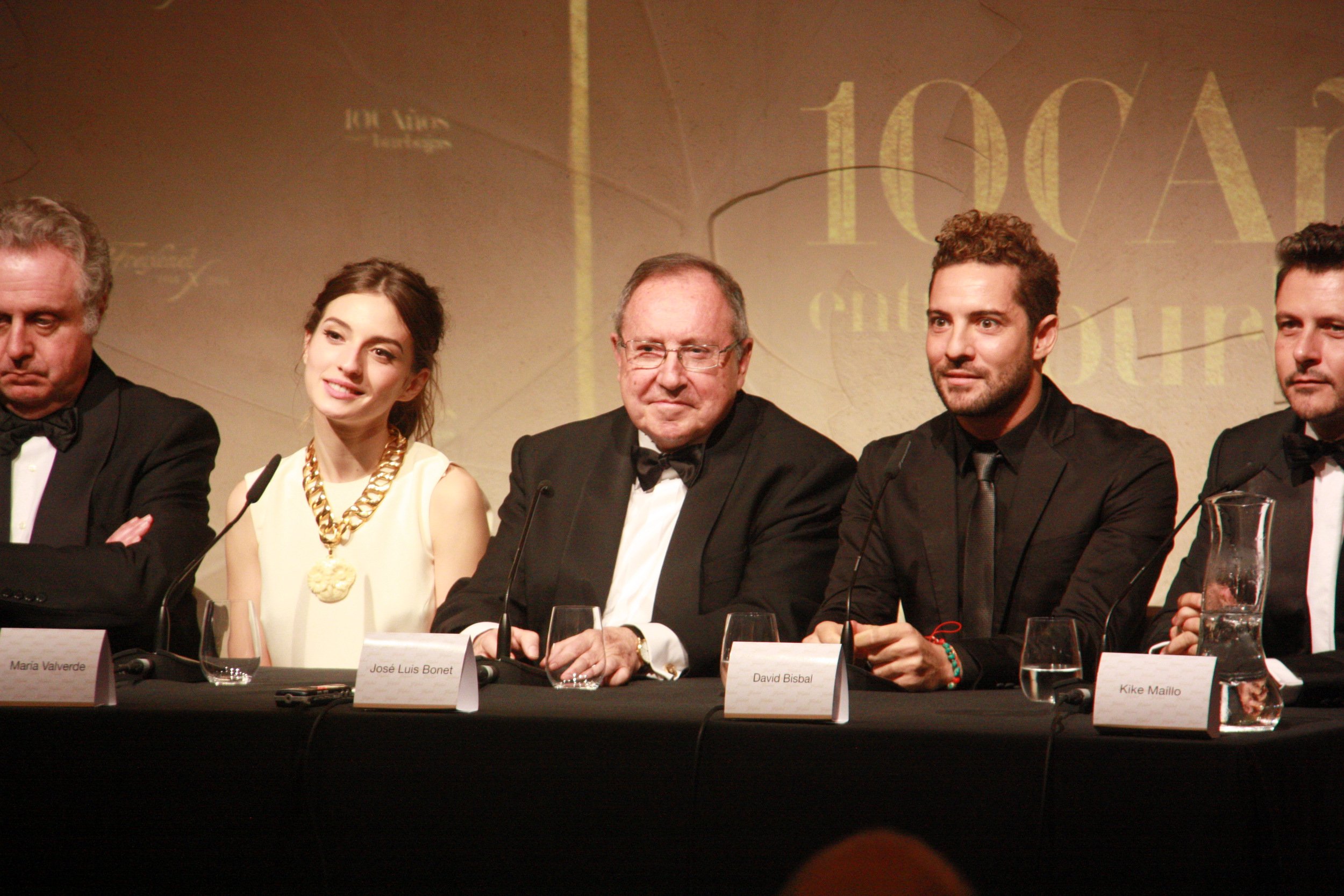 Maria Valverde, Bonet i David Bisbal, a la presentació