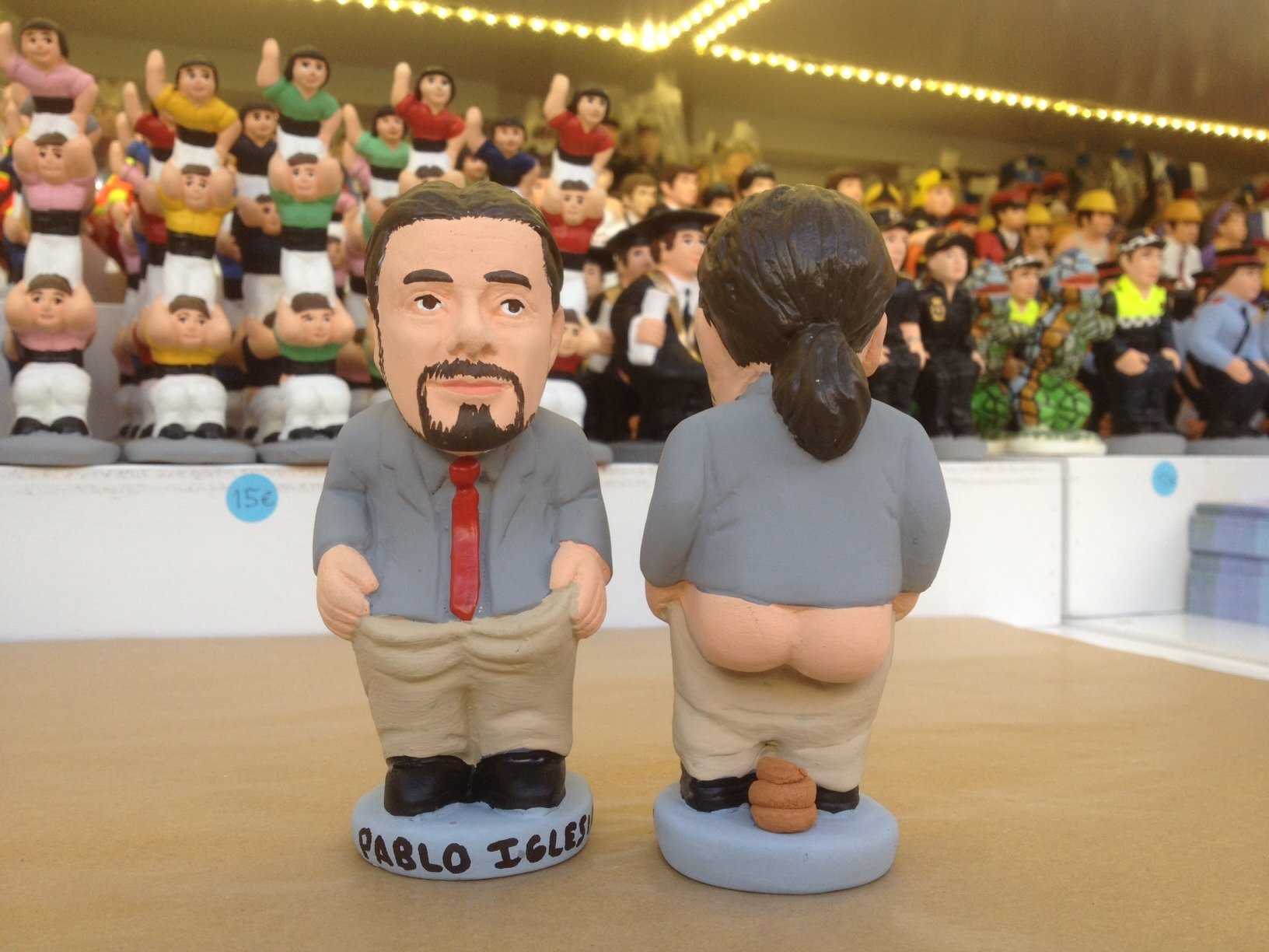 Caganer Pablo Iglesias