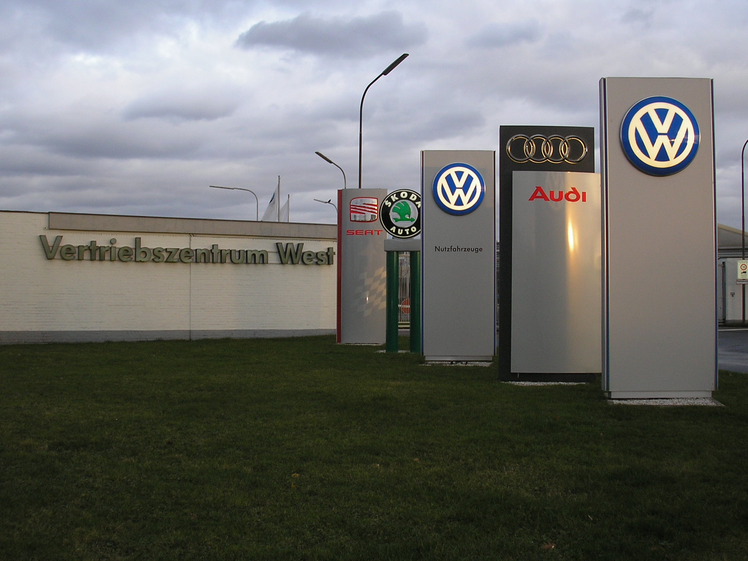 El centre de distribució del grup Volkswagen a Alemanya